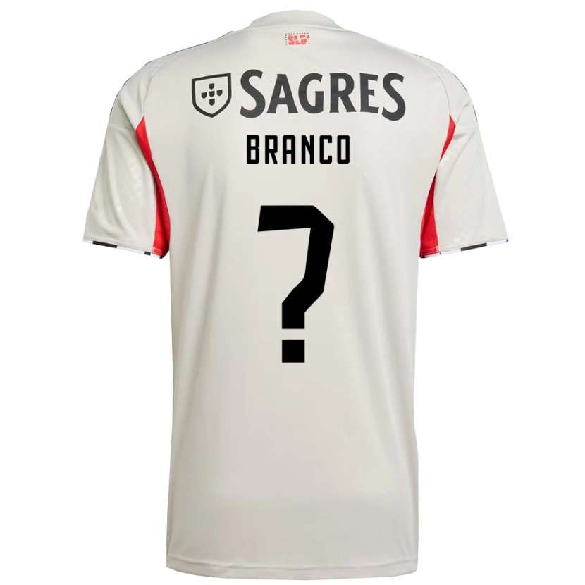 Danxen Dames Marcelo Branco #0 Gebroken Wit Rood Uitshirt Uittenue 2025/26 T-Shirt