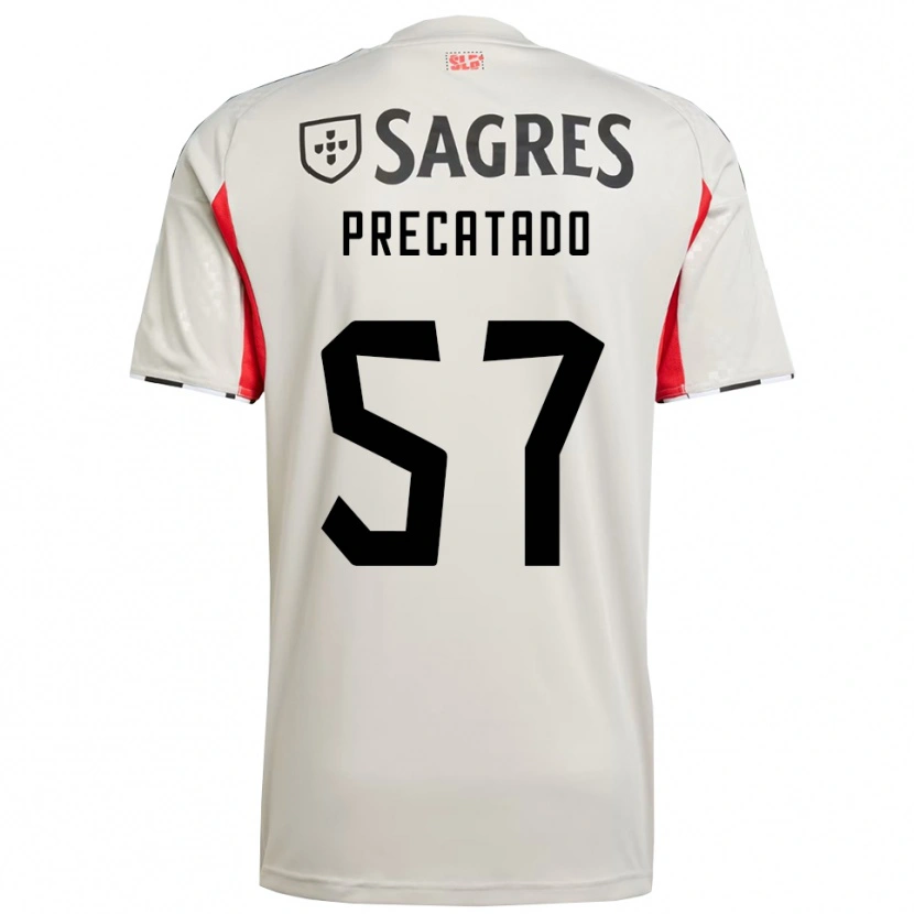 Danxen Dames Precatado #57 Gebroken Wit Rood Uitshirt Uittenue 2025/26 T-Shirt