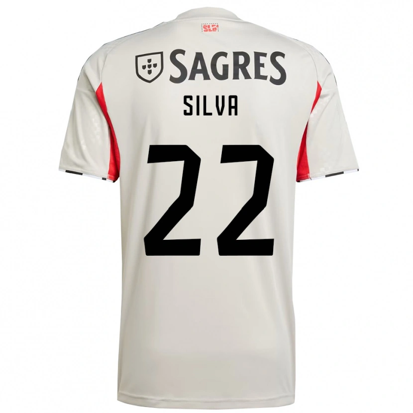 Danxen Dames Amelia Silva #22 Gebroken Wit Rood Uitshirt Uittenue 2025/26 T-Shirt
