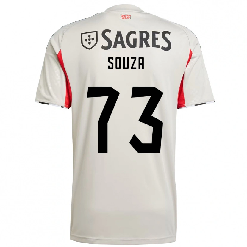 Danxen Dames Beni Souza #73 Gebroken Wit Rood Uitshirt Uittenue 2025/26 T-Shirt