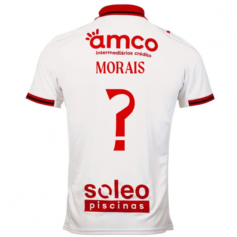 Danxen Dames Joao Morais #0 Wit Rood Uitshirt Uittenue 2025/26 T-Shirt