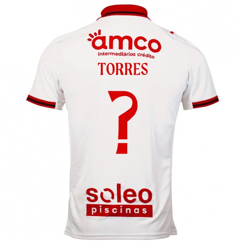 Danxen Dames Marco Torres #0 Wit Rood Uitshirt Uittenue 2025/26 T-Shirt
