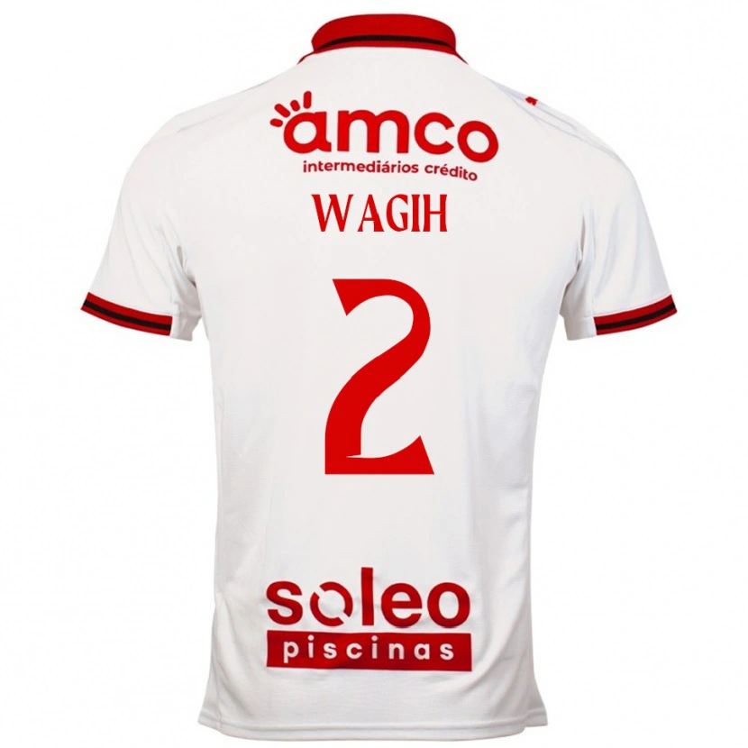 Danxen Dames Youssef Wagih #2 Wit Rood Uitshirt Uittenue 2025/26 T-Shirt