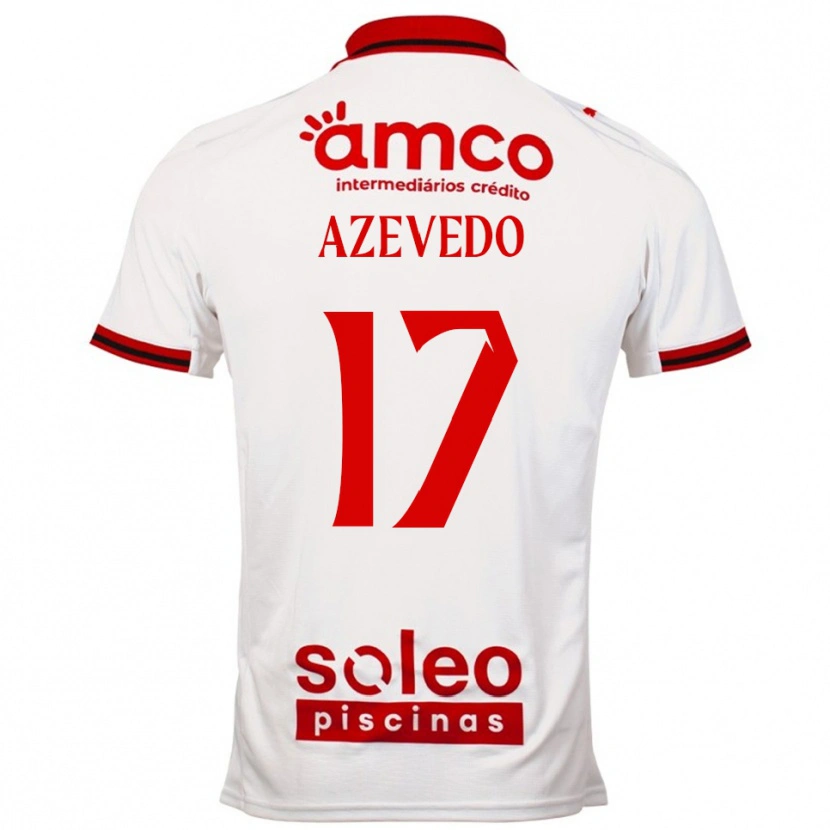 Danxen Dames Mariana Azevedo #17 Wit Rood Uitshirt Uittenue 2025/26 T-Shirt