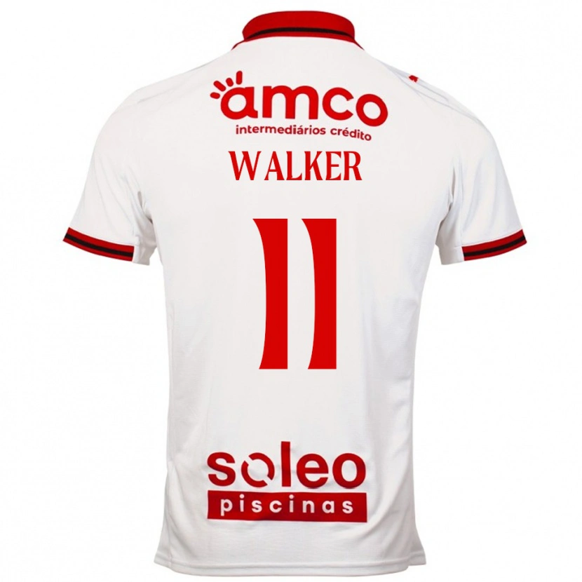 Danxen Dames Ellie Walker #11 Wit Rood Uitshirt Uittenue 2025/26 T-Shirt