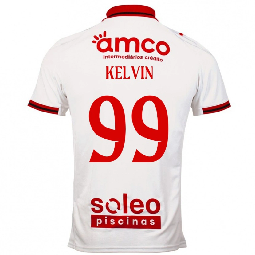 Danxen Dames Kauan Kelvin #99 Wit Rood Uitshirt Uittenue 2025/26 T-Shirt