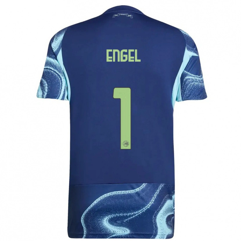 Danxen Dames Mark Engel #1 Marineblauw Hemelsblauw Uitshirt Uittenue 2025/26 T-Shirt