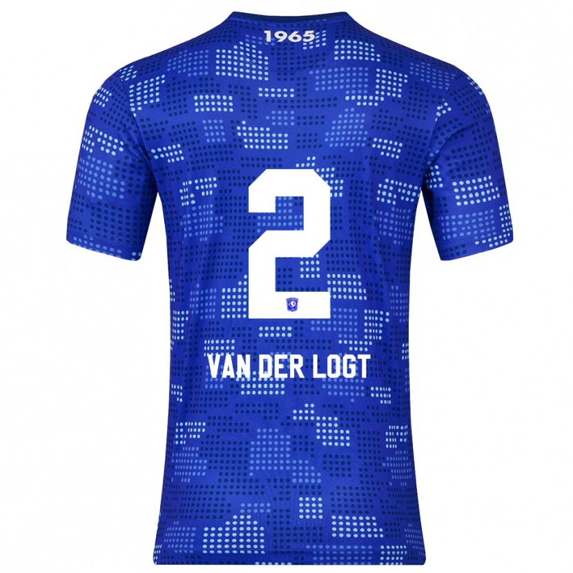 Danxen Dames Jim Van Der Logt #2 Blauw Hemelsblauw Uitshirt Uittenue 2025/26 T-Shirt