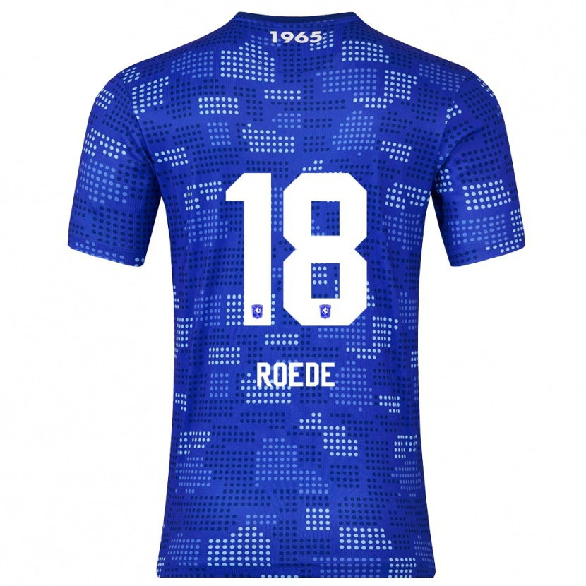 Danxen Dames Melle Roede #18 Blauw Hemelsblauw Uitshirt Uittenue 2025/26 T-Shirt