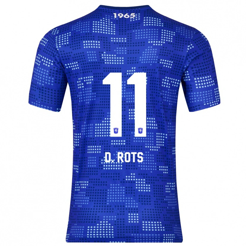 Danxen Dames Daan Rots #11 Blauw Hemelsblauw Uitshirt Uittenue 2025/26 T-Shirt