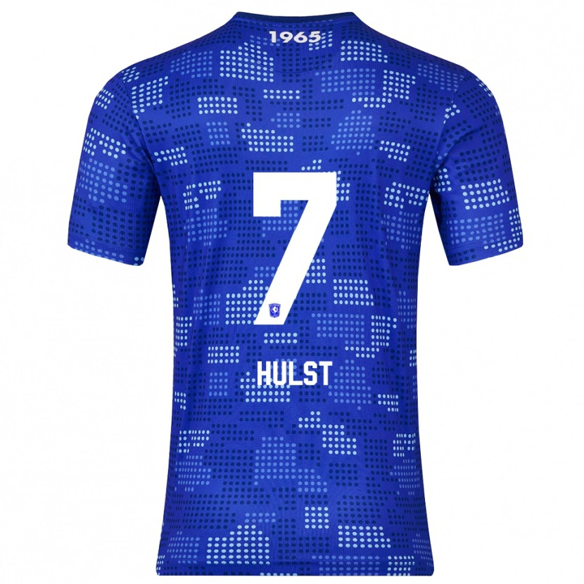 Danxen Dames Charlotte Hulst #7 Blauw Hemelsblauw Uitshirt Uittenue 2025/26 T-Shirt