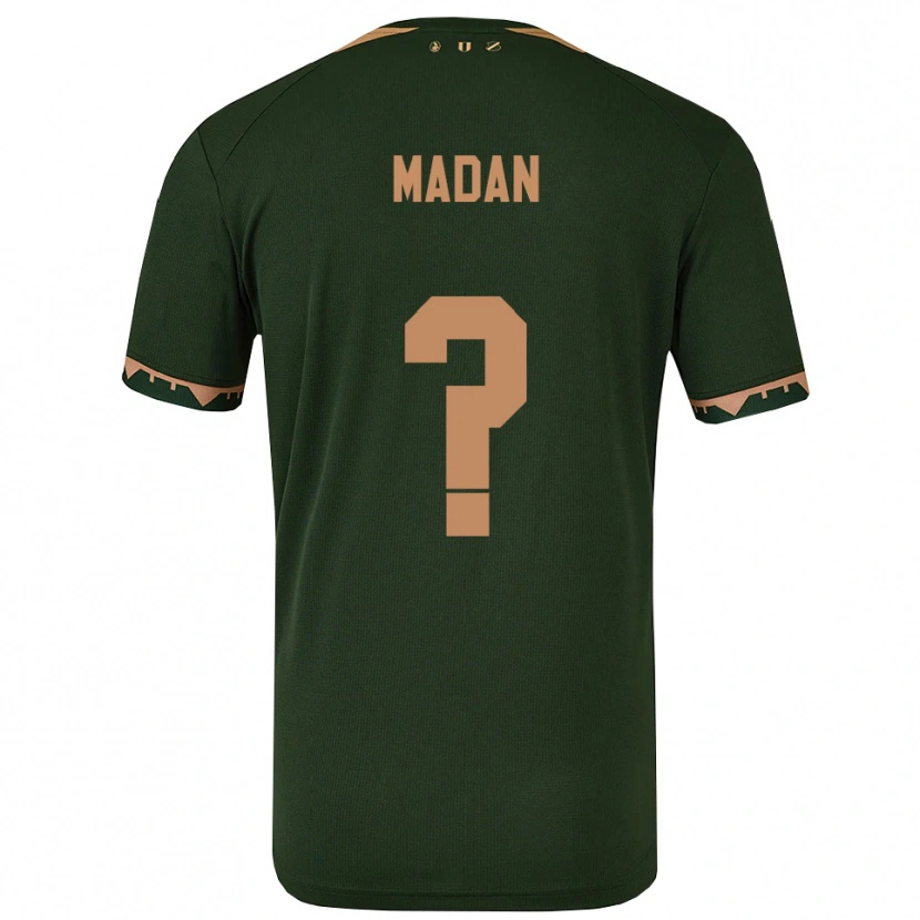 Danxen Dames Semih Madan #0 Groen Goud Uitshirt Uittenue 2025/26 T-Shirt