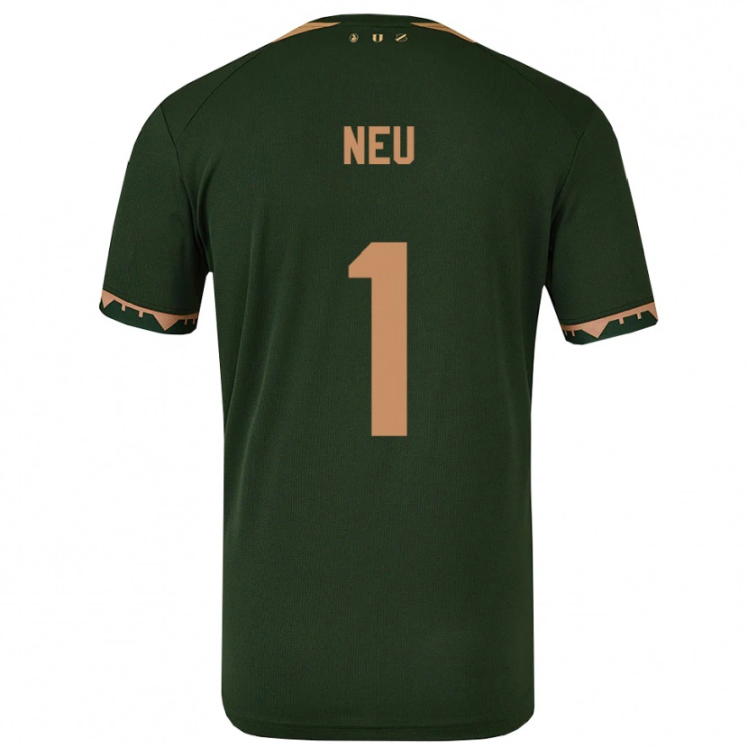 Danxen Dames Luca Neu #1 Groen Goud Uitshirt Uittenue 2025/26 T-Shirt