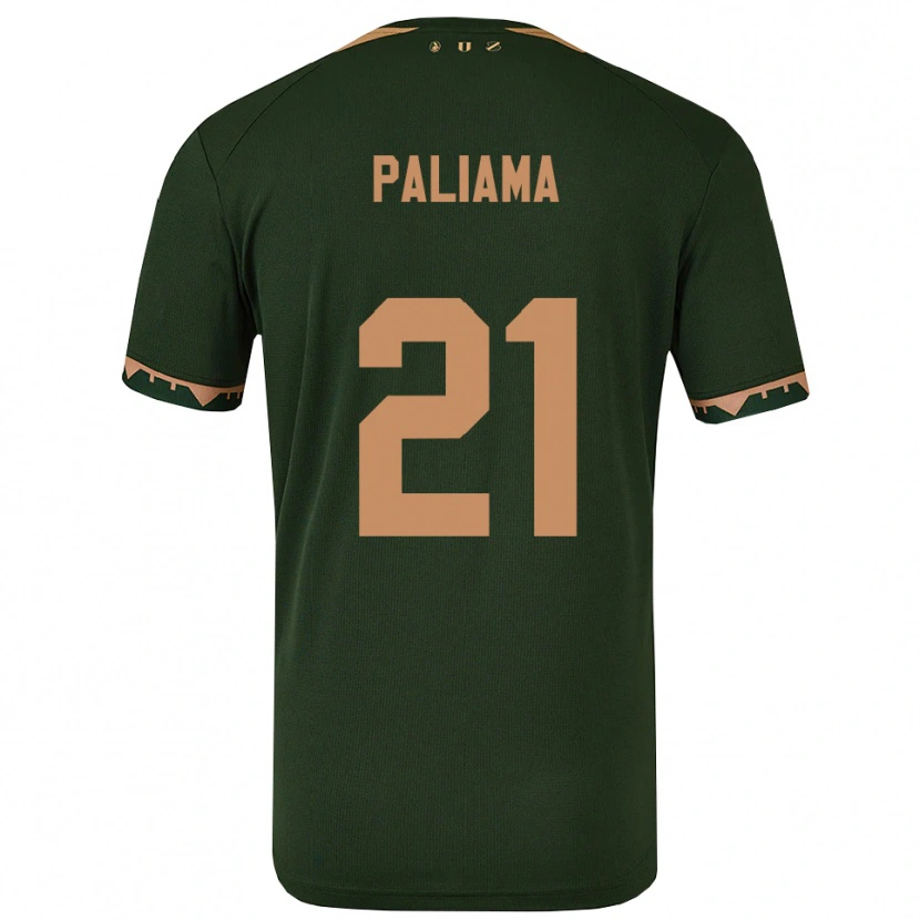 Danxen Dames Joni Paliama #21 Groen Goud Uitshirt Uittenue 2025/26 T-Shirt
