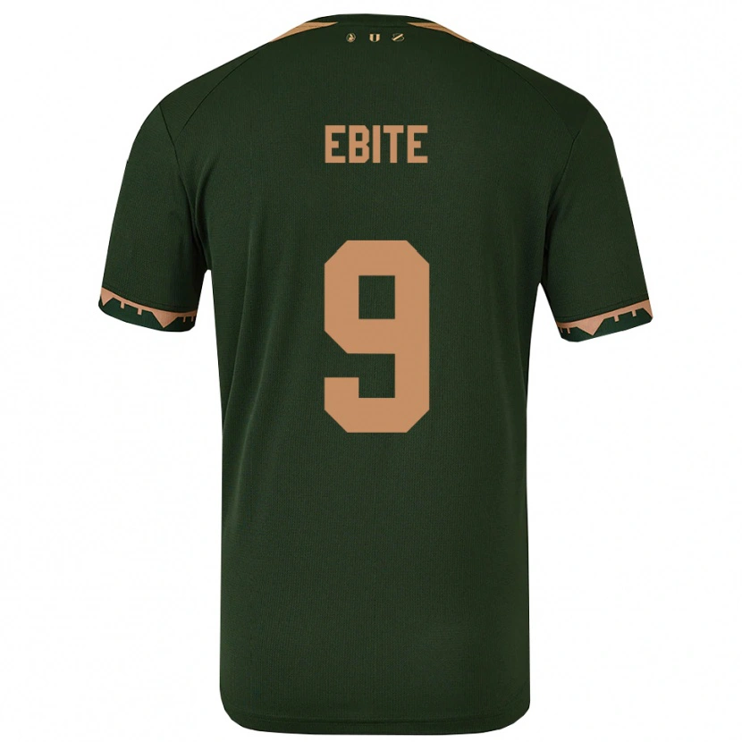 Danxen Dames Shedrach Ebite #9 Groen Goud Uitshirt Uittenue 2025/26 T-Shirt