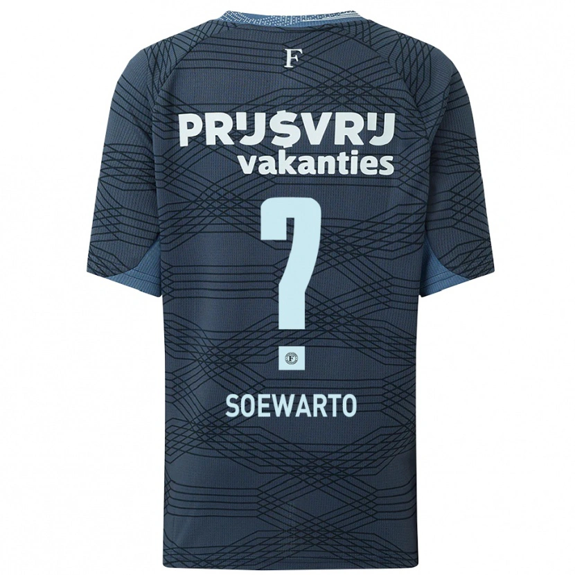 Danxen Dames Quenay Soewarto #0 Zwart Grijs Uitshirt Uittenue 2025/26 T-Shirt