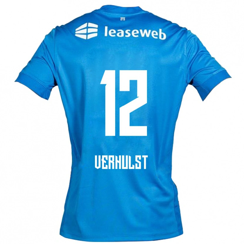 Danxen Dames Hobie Verhulst #12 Blauw Wit Uitshirt Uittenue 2025/26 T-Shirt