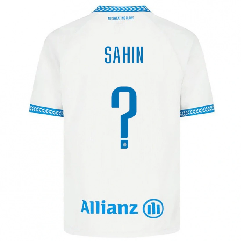 Danxen Dames Ilhan Sahin #0 Blauw Wit Uitshirt Uittenue 2025/26 T-Shirt