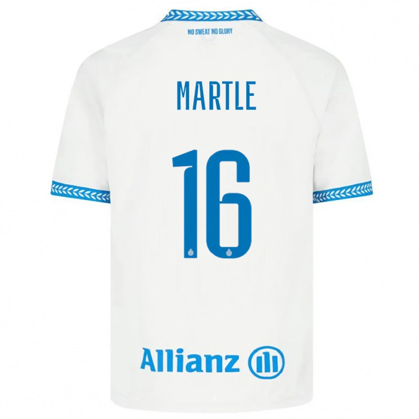 Danxen Dames Margaux Martlé #16 Blauw Wit Uitshirt Uittenue 2025/26 T-Shirt