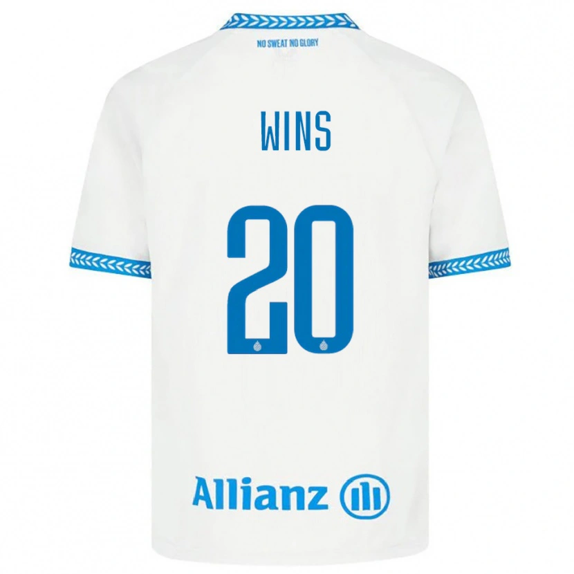 Danxen Dames Axl Wins #20 Blauw Wit Uitshirt Uittenue 2025/26 T-Shirt