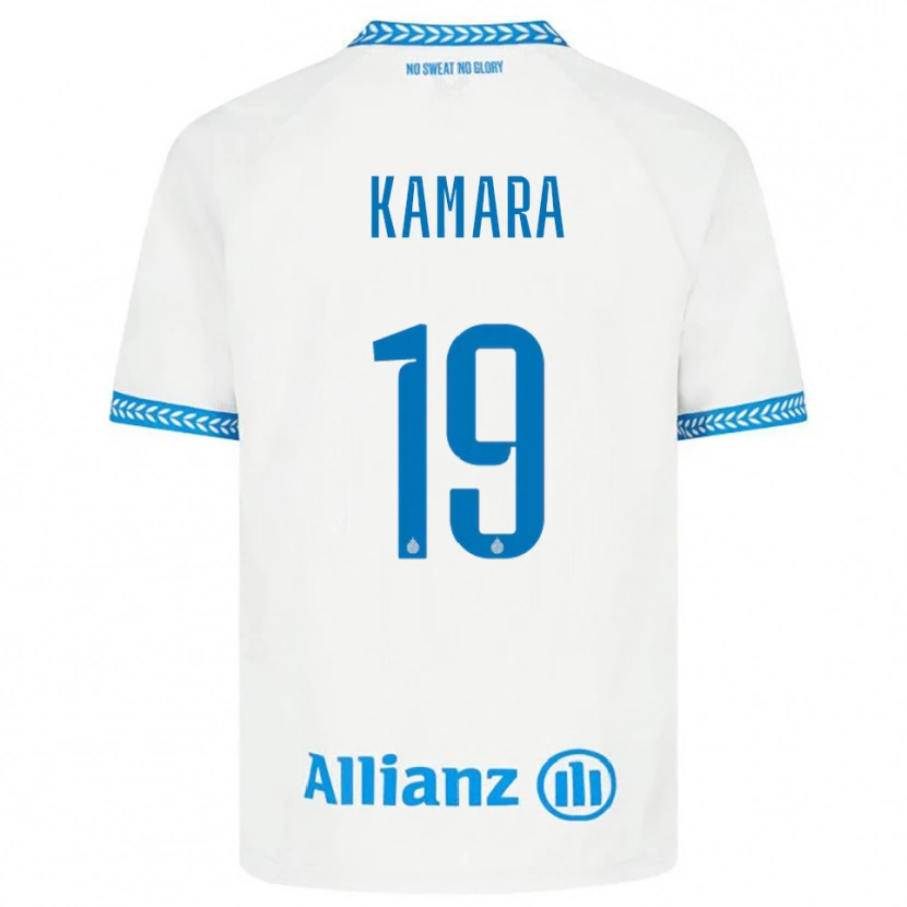 Danxen Dames Al-Hassan Kamara #19 Blauw Wit Uitshirt Uittenue 2025/26 T-Shirt