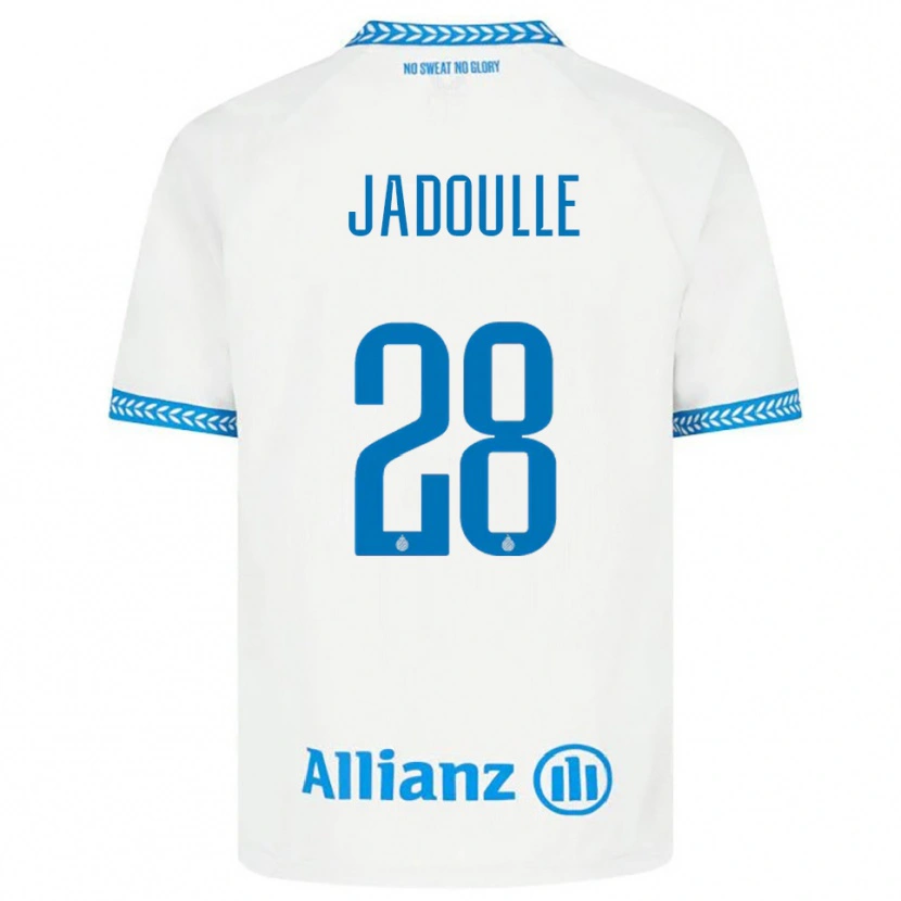 Danxen Dames Romane Jadoulle #28 Blauw Wit Uitshirt Uittenue 2025/26 T-Shirt