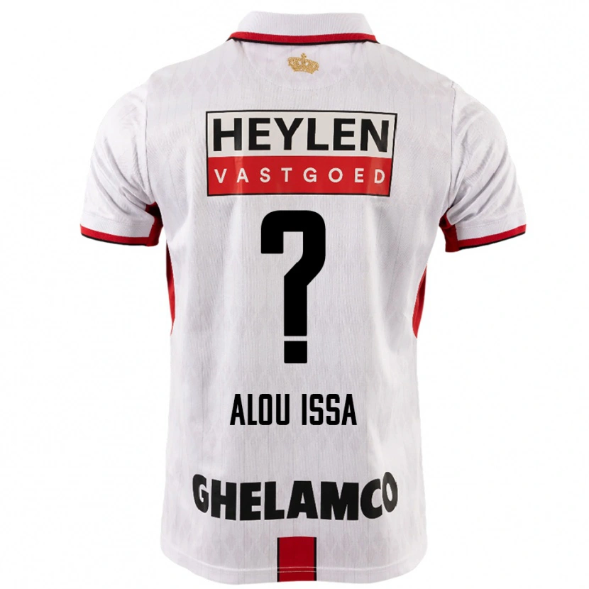 Danxen Dames Benjamin Alou Issa #0 Wit Rood Uitshirt Uittenue 2025/26 T-Shirt