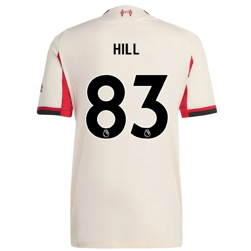 Danxen Dames Thomas Hill #83 Wit Zwart Uitshirt Uittenue 2025/26 T-Shirt