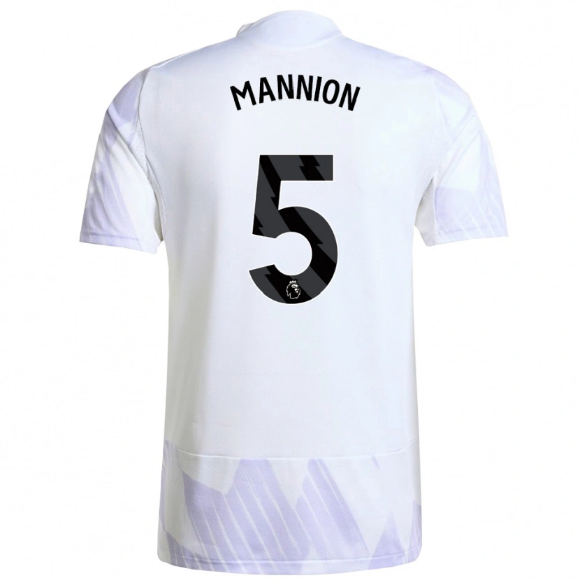 Danxen Dames Aoife Mannion #5 Wit Paars Paars Uitshirt Uittenue 2025/26 T-Shirt