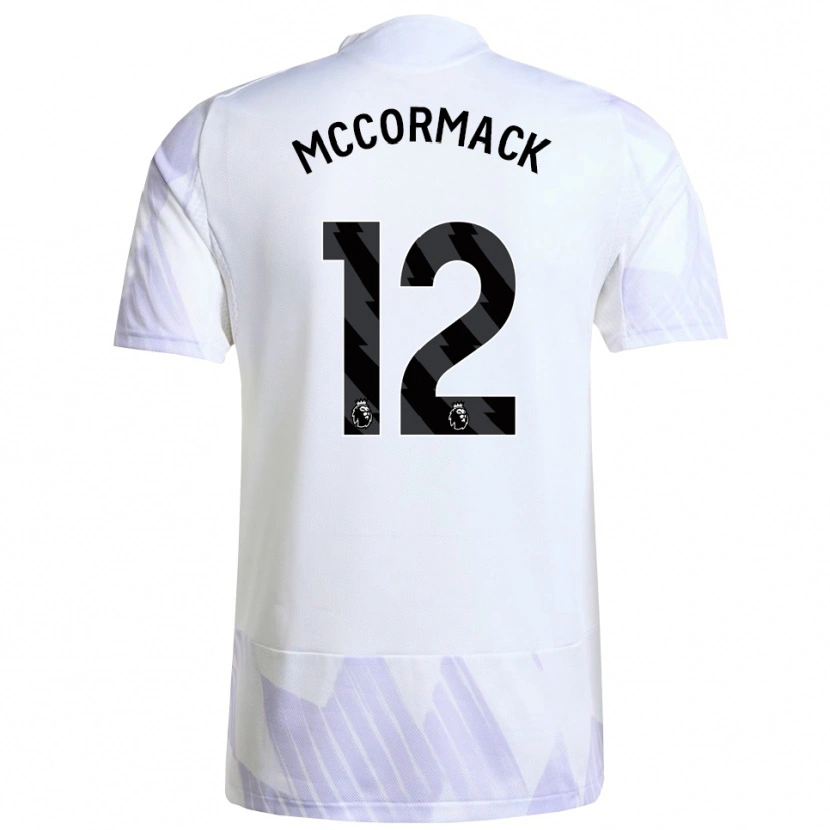 Danxen Dames Rafe Mccormack #12 Wit Paars Paars Uitshirt Uittenue 2025/26 T-Shirt