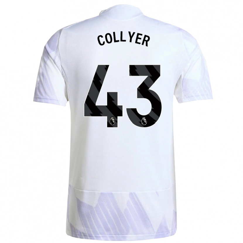 Danxen Dames Toby Collyer #43 Wit Paars Paars Uitshirt Uittenue 2025/26 T-Shirt