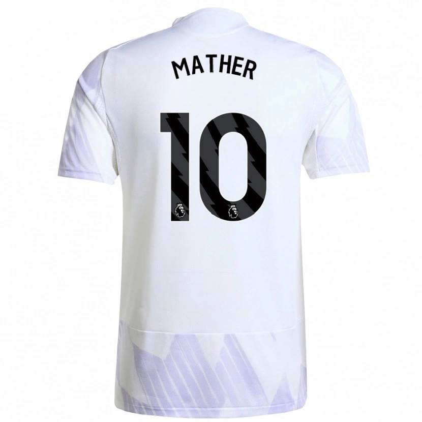 Danxen Dames Sam Mather #10 Wit Paars Paars Uitshirt Uittenue 2025/26 T-Shirt