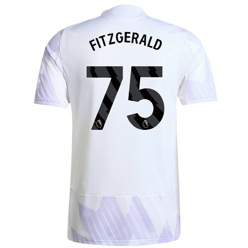 Danxen Dames Jayce Fitzgerald #75 Wit Paars Paars Uitshirt Uittenue 2025/26 T-Shirt
