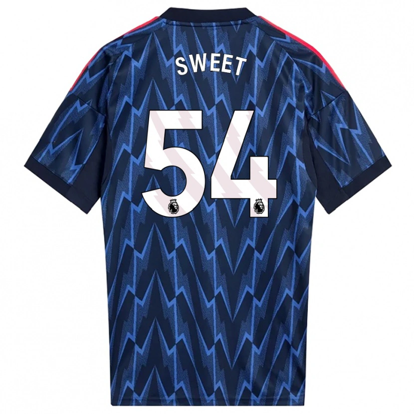 Danxen Dames William Sweet #54 Marineblauw Rood Uitshirt Uittenue 2025/26 T-Shirt
