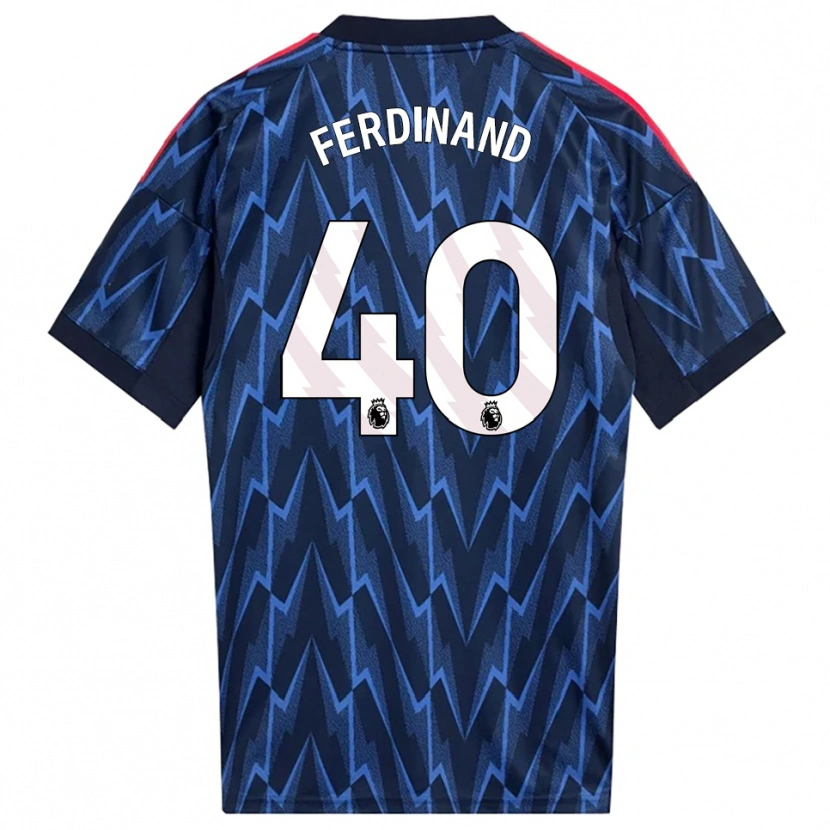 Danxen Dames Sebastian Ferdinand #40 Marineblauw Rood Uitshirt Uittenue 2025/26 T-Shirt