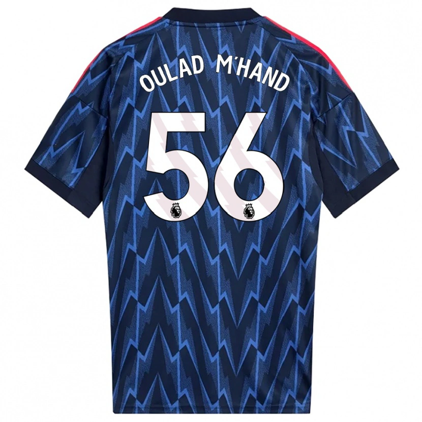 Danxen Dames Salah-Eddine Oulad M'hand #56 Marineblauw Rood Uitshirt Uittenue 2025/26 T-Shirt