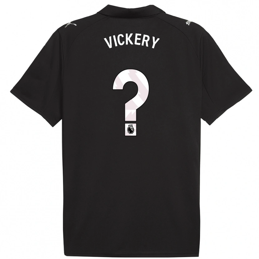 Danxen Dames Ben Vickery #0 Zwart Wit Uitshirt Uittenue 2025/26 T-Shirt