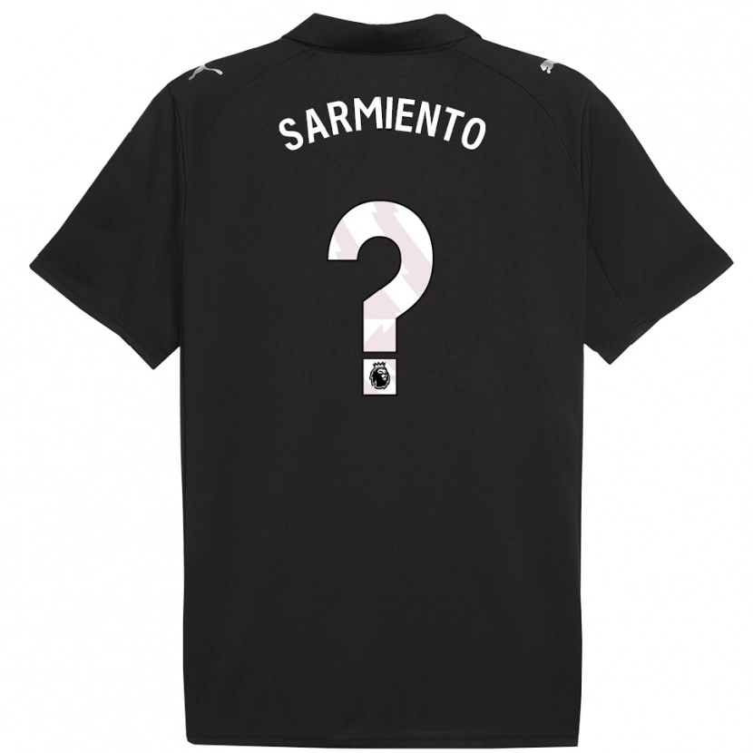 Danxen Dames Darío Sarmiento #0 Zwart Wit Uitshirt Uittenue 2025/26 T-Shirt