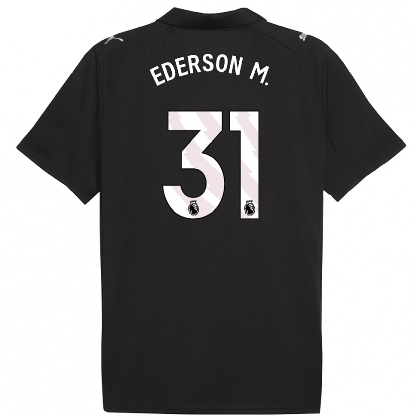 Danxen Dames Ederson #31 Zwart Wit Uitshirt Uittenue 2025/26 T-Shirt