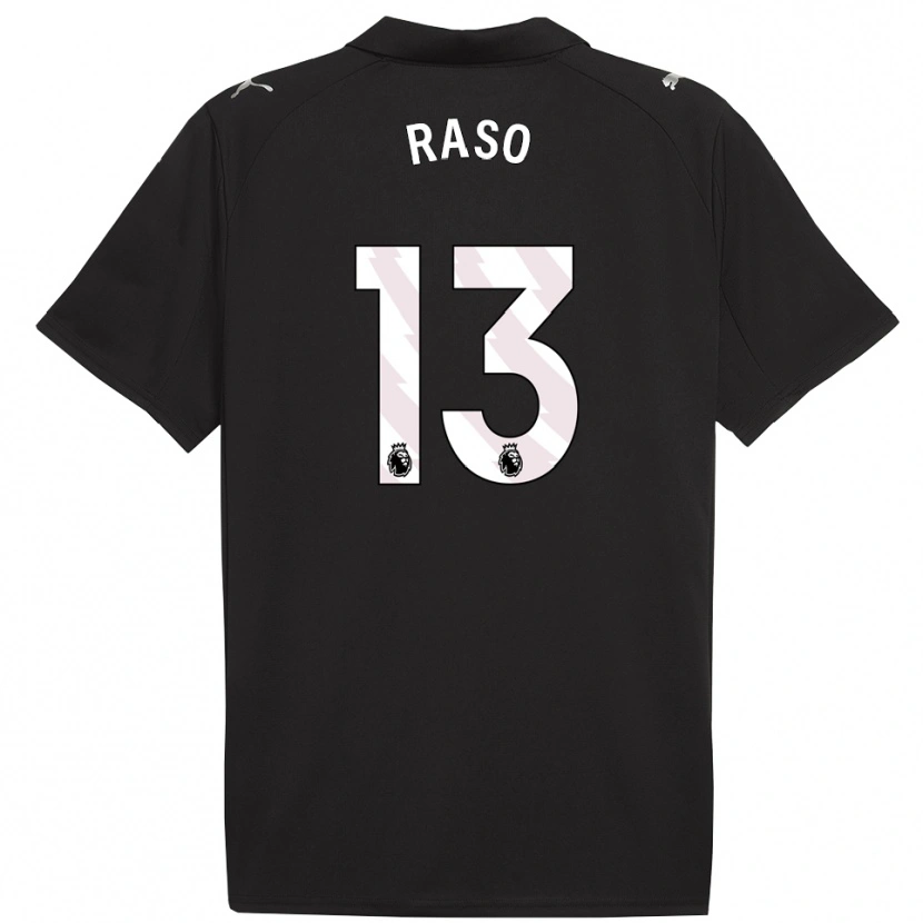 Danxen Dames Hayley Raso #13 Zwart Wit Uitshirt Uittenue 2025/26 T-Shirt
