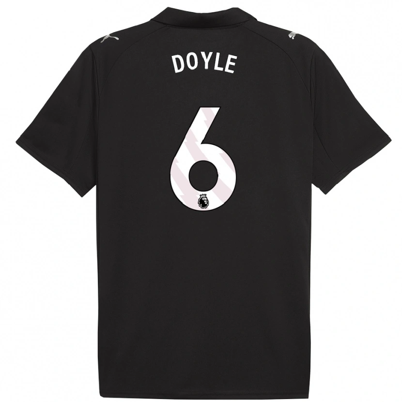 Danxen Dames Callum Doyle #6 Zwart Wit Uitshirt Uittenue 2025/26 T-Shirt