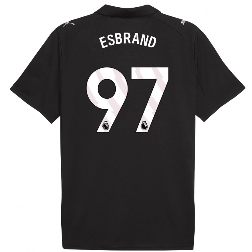 Danxen Dames Josh Wilson-Esbrand #97 Zwart Wit Uitshirt Uittenue 2025/26 T-Shirt