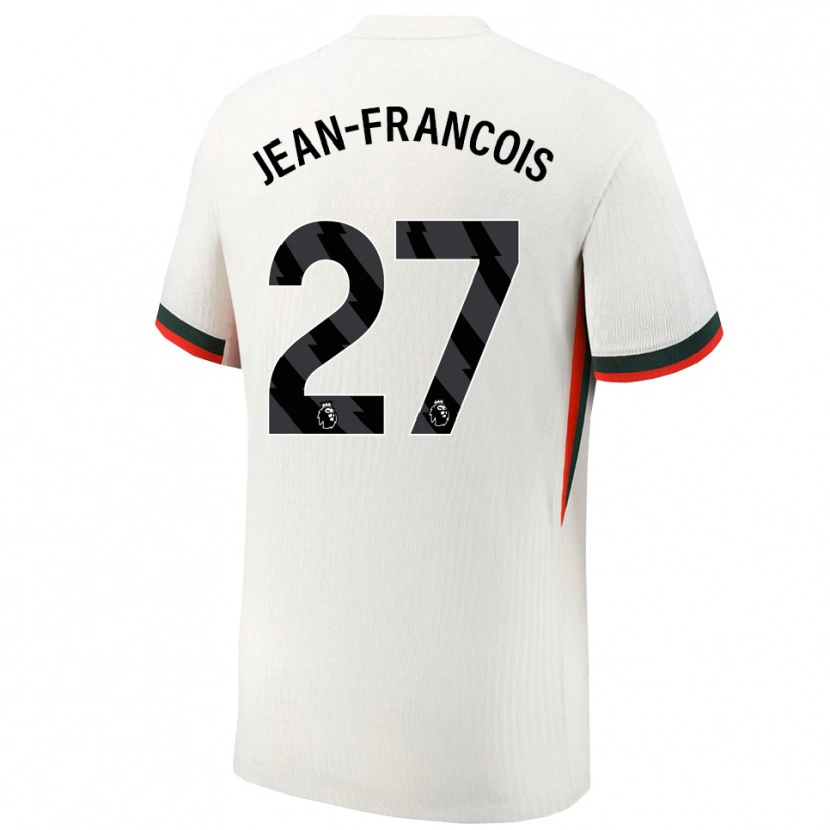 Danxen Dames Oriane Jean-Francois #27 Wit Groen Uitshirt Uittenue 2025/26 T-Shirt