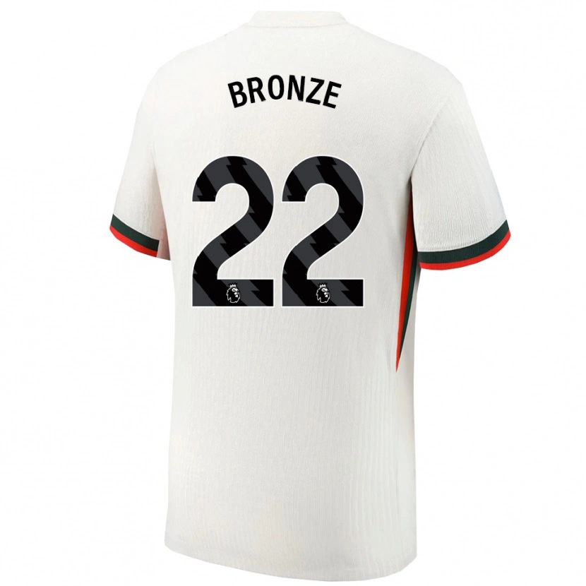 Danxen Dames Lucy Bronze #22 Wit Groen Uitshirt Uittenue 2025/26 T-Shirt