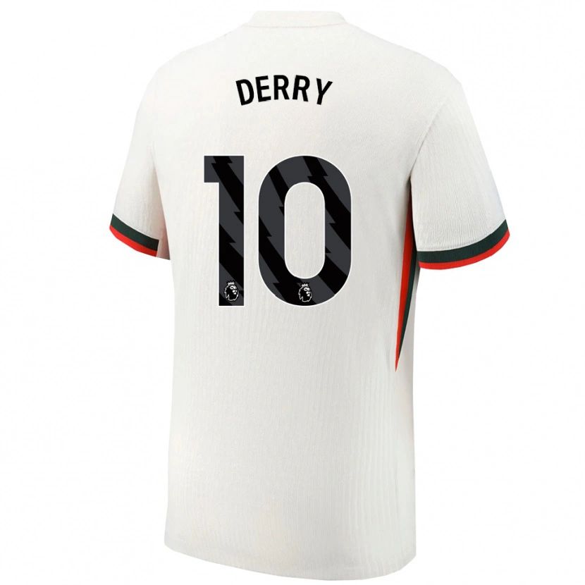 Danxen Dames Jesse Derry #10 Wit Groen Uitshirt Uittenue 2025/26 T-Shirt