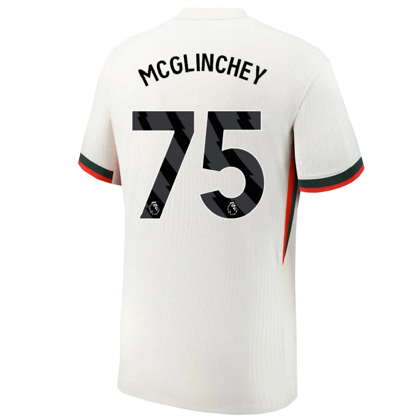 Danxen Dames Harry Mcglinchey #75 Wit Groen Uitshirt Uittenue 2025/26 T-Shirt