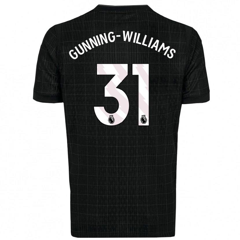 Danxen Dames Lenna Gunning-Williams #31 Zwart Grijs Uitshirt Uittenue 2025/26 T-Shirt
