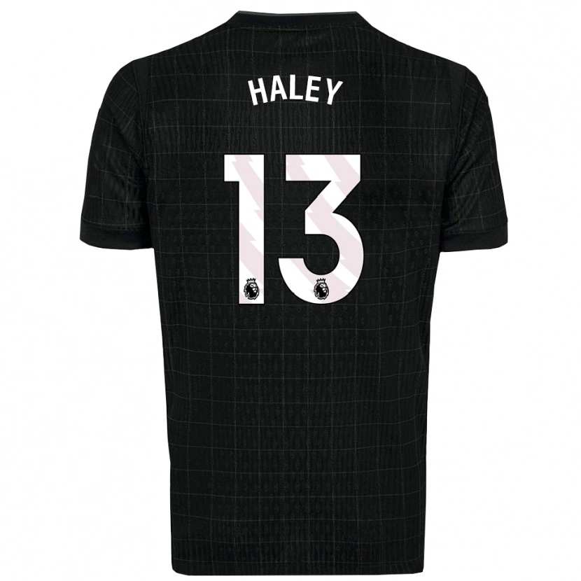 Danxen Dames Micah Haley #13 Zwart Grijs Uitshirt Uittenue 2025/26 T-Shirt