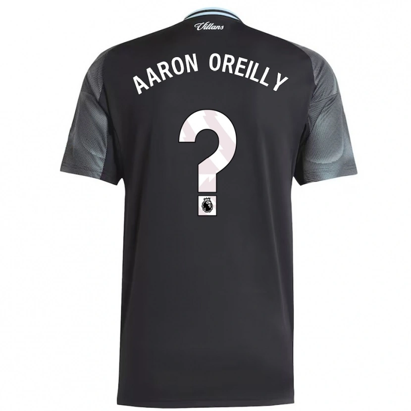 Danxen Dames Aaron Oreilly #0 Zwart Hemelsblauw Uitshirt Uittenue 2025/26 T-Shirt