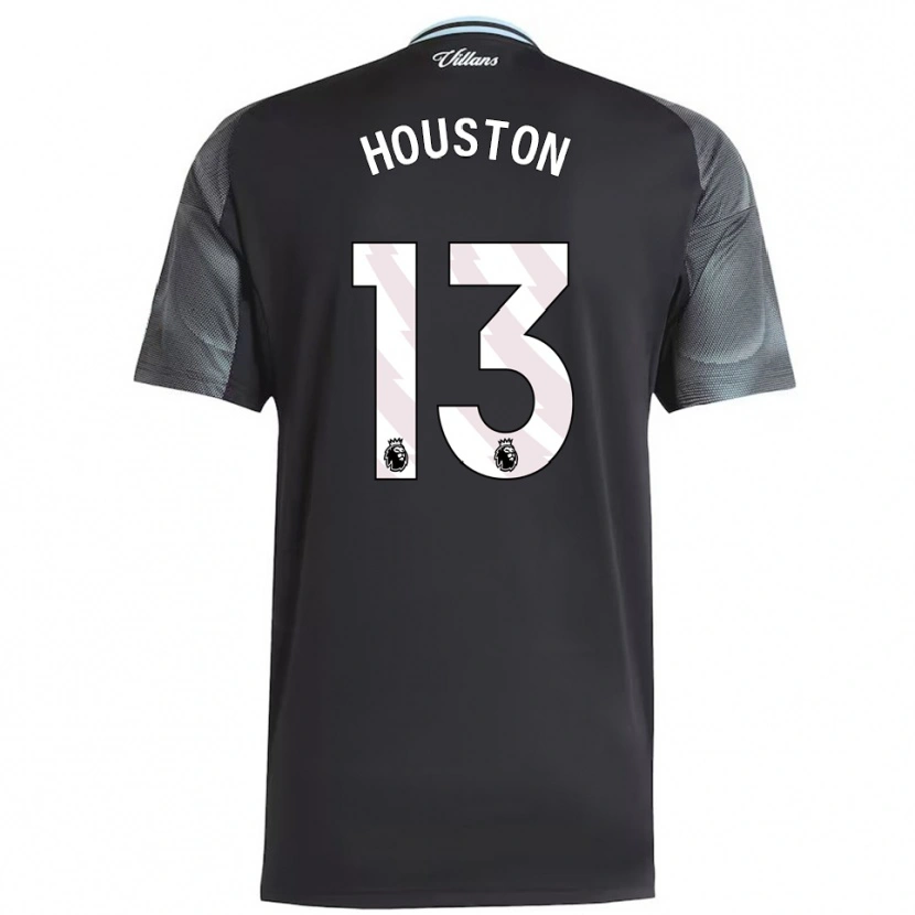 Danxen Dames Theo Houston #13 Zwart Hemelsblauw Uitshirt Uittenue 2025/26 T-Shirt
